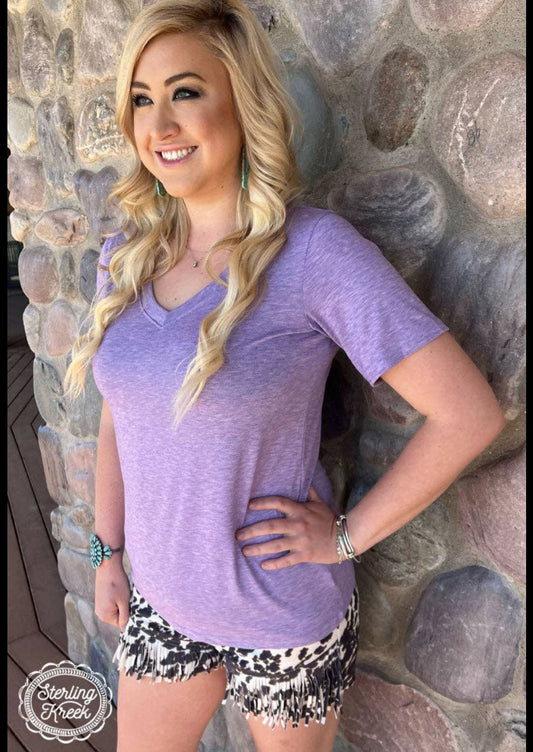 Sterling Purple Tee